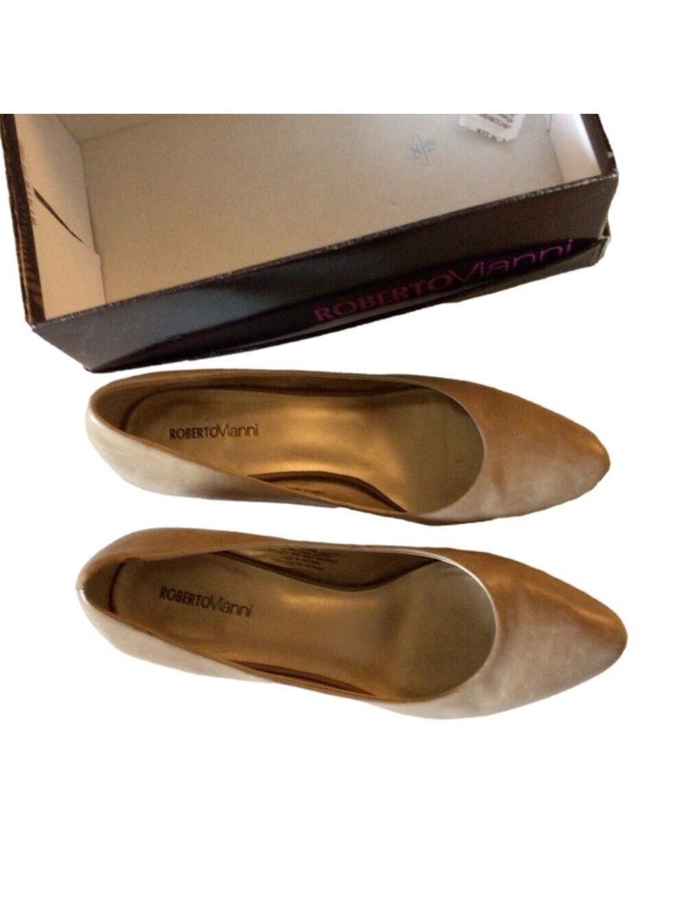 Euro 37 Roberto Vianni camel colour Pumps Size 6.5? - Picture 4 of 7
